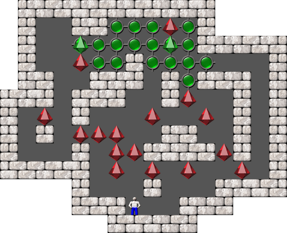 Sokoban Zbigniew Kornas level 25